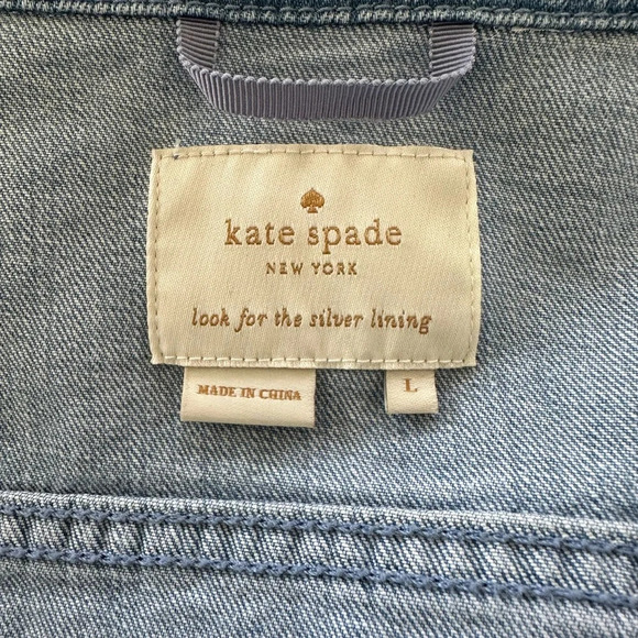 Kate Spade Broome Street Dip Dye Denim Jacket - Picture 11 of 11